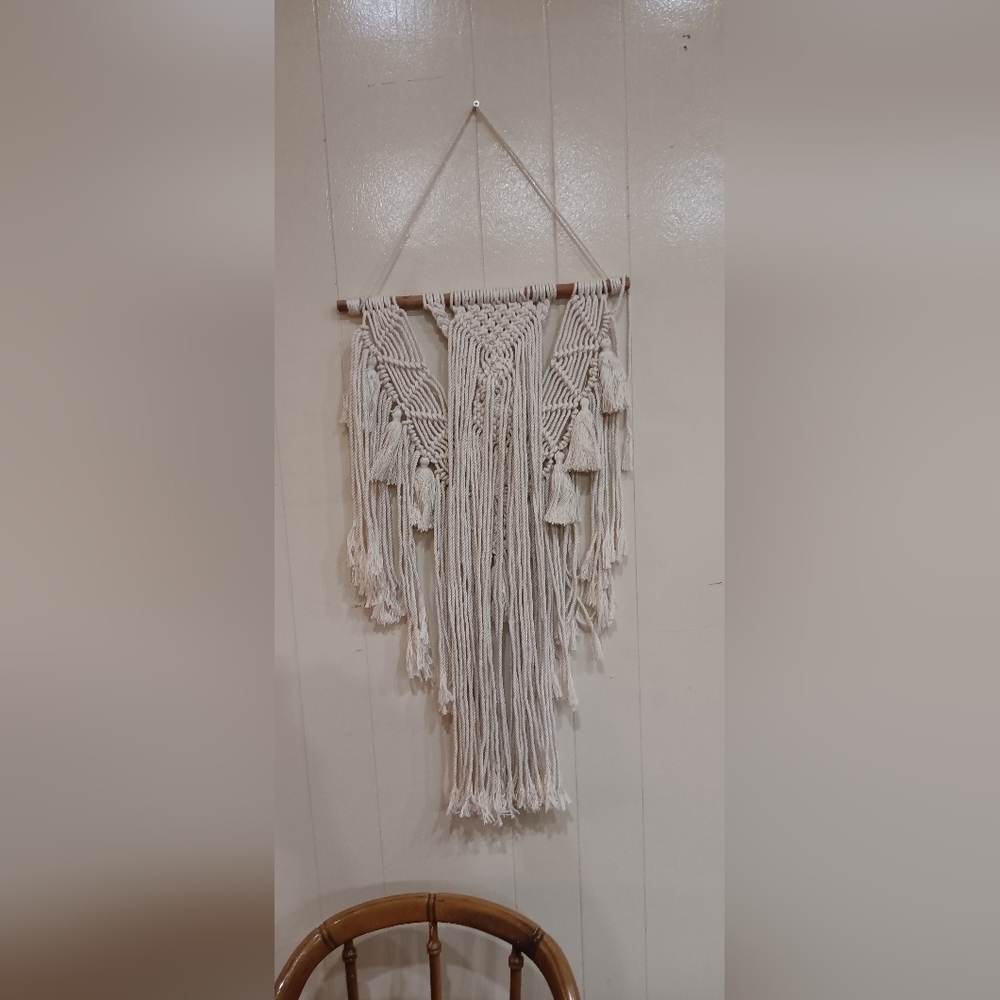Wall Hanging Woven Wall Decor India Boho Chic Bohemian Wall Art Home Decoration - Picture 3 of 7